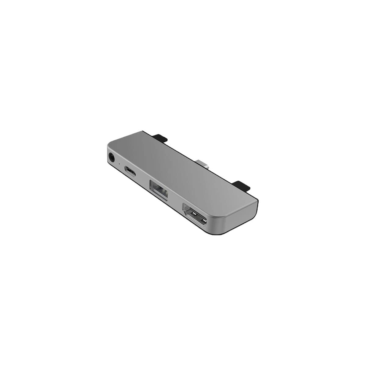 HYPER Drive - Adaptador USB C para iPad Pro 2020 2019 2018 11"/12,9", USBC Smartphone/Tablet, 4 en 1 USB-C Hub Dongle con 4K HDMI, C-USB PD, USB 3.0, Conector de Audio de 3,5 mm, Color Plata, HD319E