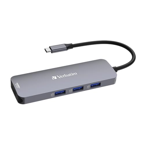 Hub USB-C Multiport 8 Puertos Verbatim Pro