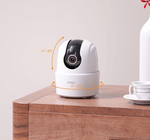 Imou Ranger 2c 3MP-Cámara IP Domo Motorizado WiFi de 3 Megapixeles/Autotracking/Audio Dos Vias/Sirena y Microfono Integrados/Ranura MicroSD/Detección de Humanos/Modo Privacidad
