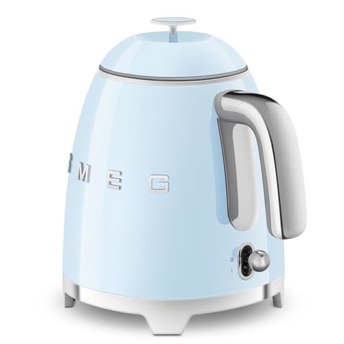 Hervidor Eléctrico Retro Smeg Azul Pastel 50s