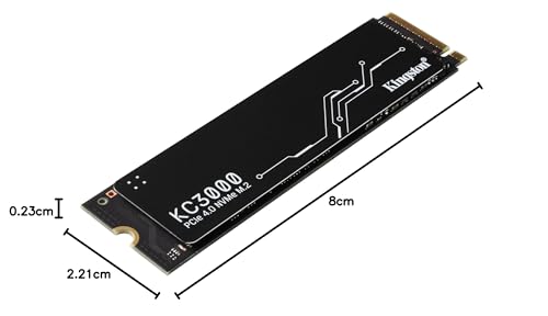 SSD Kingston NVMe PCIe Gen 4.0 1024 GB M.2 2280 Lectura Rápida 7000MB/s Escritura Eficiente 6000MB/s