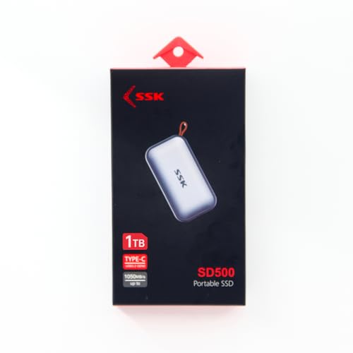 Disco Duro Externo SSD SSK 1 TB USB C 1050 MBs portátil