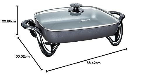 Sartén Eléctrica Presto Vidrio 16 Pulgadas