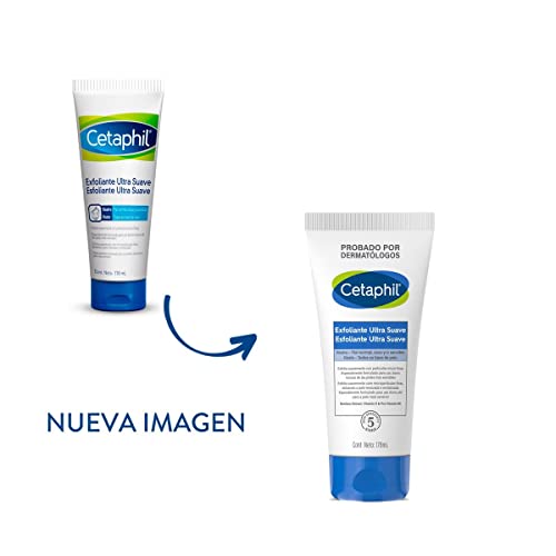 Cetaphil Exfoliante Ultra Suave 1 pz 178 ml Con Extracto de Bambú que Remueve Células Muertas de Uso Diário Recomendada por Dermatólogos para Piel Sensible