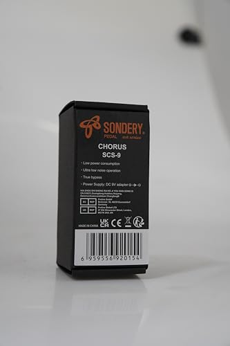 Pedal de Coro Sondery Azul Efecto Analógico True Bypass para Guitarra