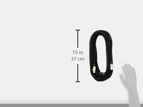 Cable de Micrófono Stagg Negro 50 Pies XLR/XLR