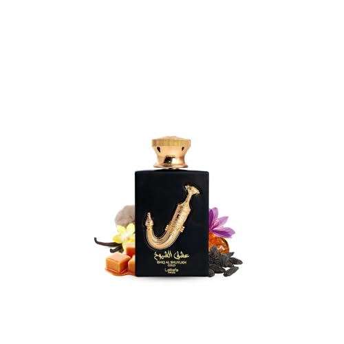Lattafa Perfumes Ishq Al Shuyukh Gold for Unisex Eau de Parfum Spray, 3.4 Ounce