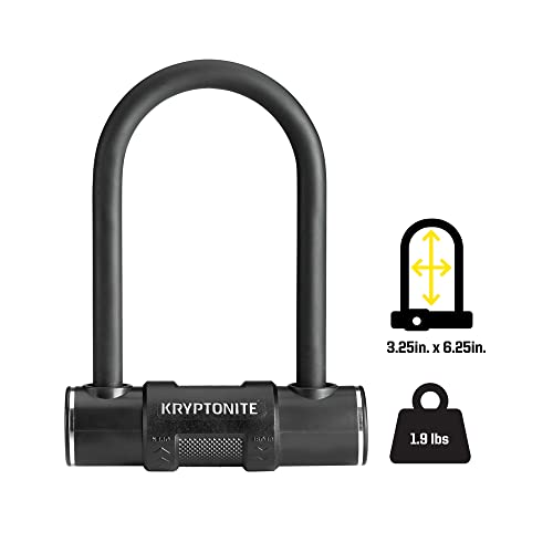 Kryptonite - Mini candado U-lock con cable de