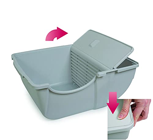 Caja de Arena de Limpieza Automática Omega Paw Peltre Roll 'n Clean Regular