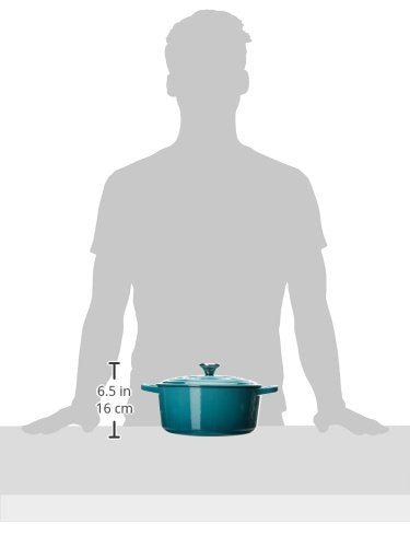 Le Creuset Signature 21177281702430 - Caribe - Caribe - Caribe - Caribe - Caribe - Caribe - Caribe - Cacerola para todo tipo de fuegos e inducción, con tapa
