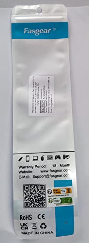 Cable de extensión USB 2.0 Fasgear de 10 pies / 3 m - Cable alargador de carga y sincronización USB macho a hembra (10 pies, blanco)