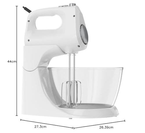 Black+Decker Batidora 2 en 1 Vertical y Manual, 5 Velocidades + Turbo, MX9125-0WDLA