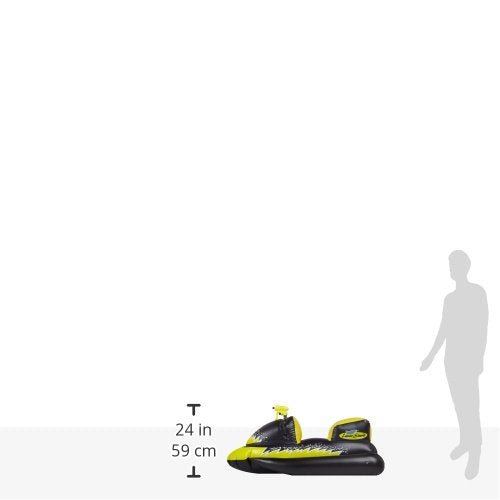 Squirter de Esquí Húmedo Swimline Negro Amarillo Lasershark