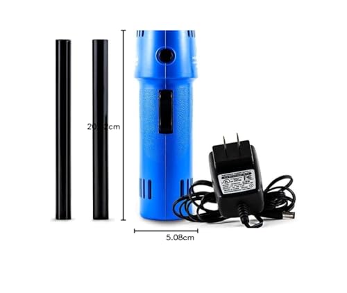 O2 Hurricane - Potente limpiador de aire comprimido inalámbrico de 200 MPH, mini ventilador eléctrico recargable para computadora, teclado, electrónica, limpieza de detalles de automóviles