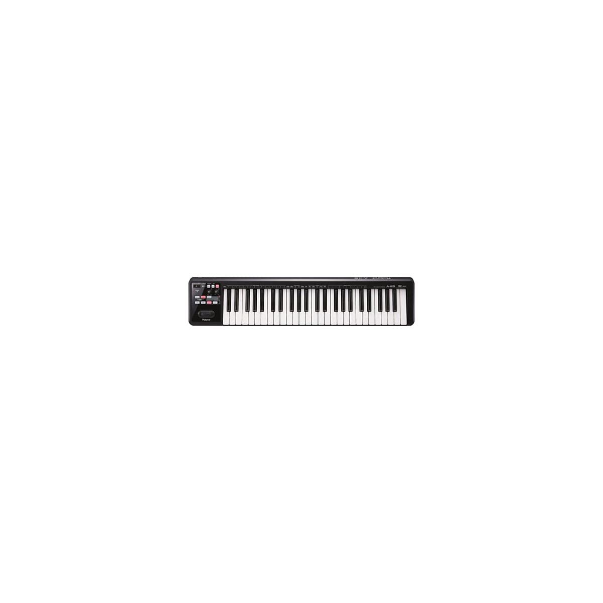 Teclado Controlador MIDI Roland Negro A-49-BK