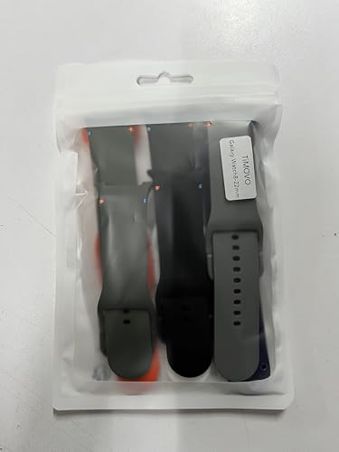 Pack de 6 Correas Deportivas TiMOVO Samsung Galaxy Watch 8 Silicone Suave para Mujer y Hombre