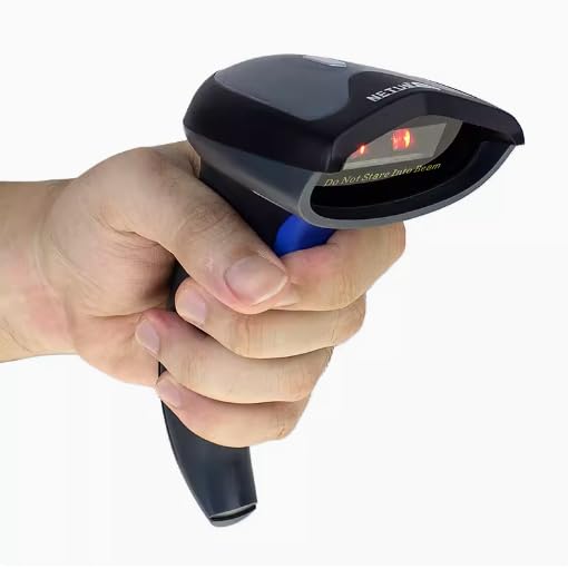 Escáner de Código de Barras 2D Inalámbrico Bluetooth Alta Velocidad 65m para Inventario y Punto de Venta