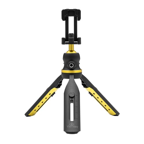 Trípode YEYIAN Glitnir Master Negro Ajustable a 5 Niveles con Cabeza de Bola de 360°
