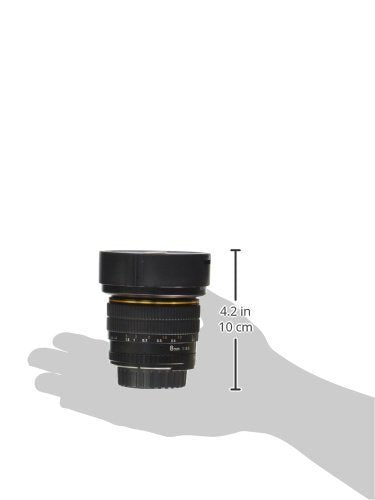 Rokinon FE8M-N 8mm F3.5 Fisheye Lens for Nikon (Black)