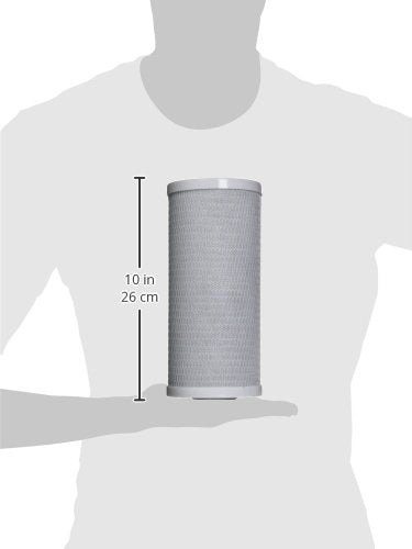 iSpring FC15B Cartucho de Repuesto de Filtro de Bloque de Carbono Activado CTO de Alta Capacidad para Sistema de Filtración de Agua Bajo el Fregadero y Toda la Casa, 5 Micrones 10"x4.5"
