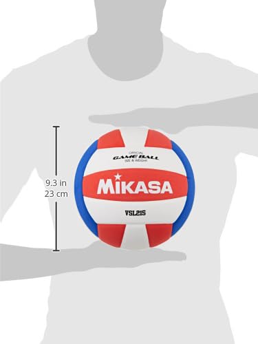 Voleibol Mikasa Rojo Blanco Azul de Clase Competitiva
