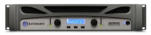 Crown XTi4002 amplificador de potencia de dos canales, 1200 vatios a 4Ω