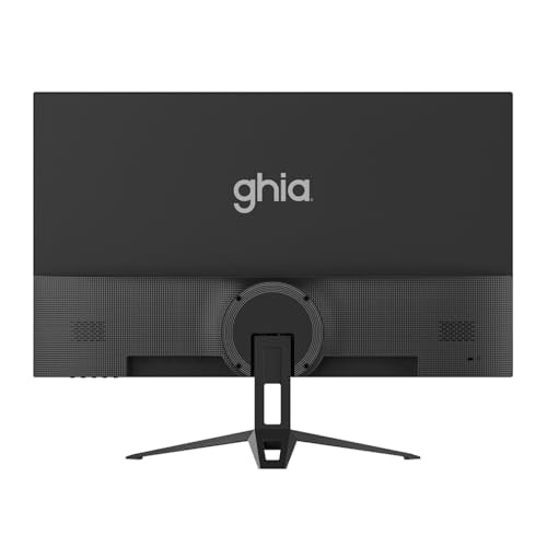 GHIA Monitor LED MG2724. Panel IPS de 27" Pulgadas (68.58cm), Bisel ultradelgado, Full HD 1920 x 1080, 100 Hz, 4 ms, Freesync, Conexiones HDMI, DP, VGA, Bocinas integradas.