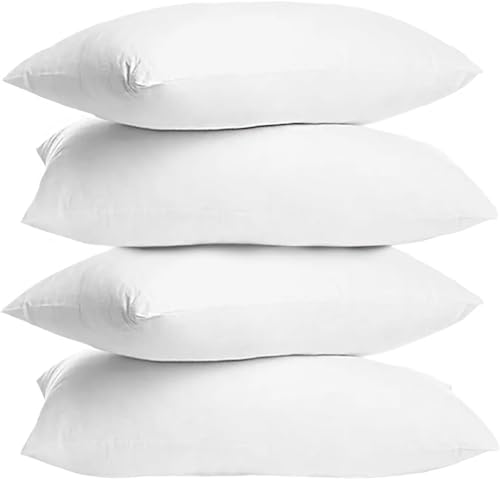 KITUL 4 Pack de Almohadas para Cuello Estándar Suaves Selladas al Alto Vacio