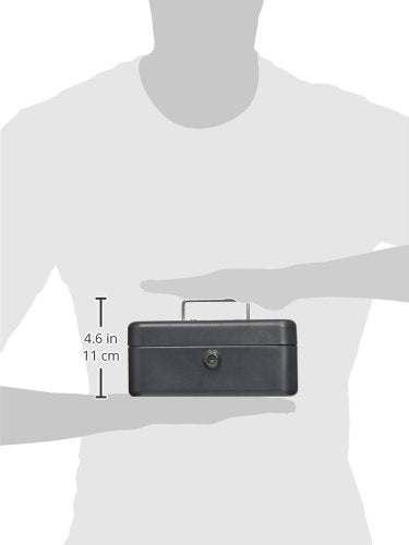 Hermex CADI-20, Caja de dinero, agarradera superior, 20 cm