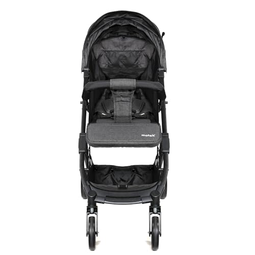 Carriola de Paseo Bebe Motek Livy Maleta Ligera Plegable Gris