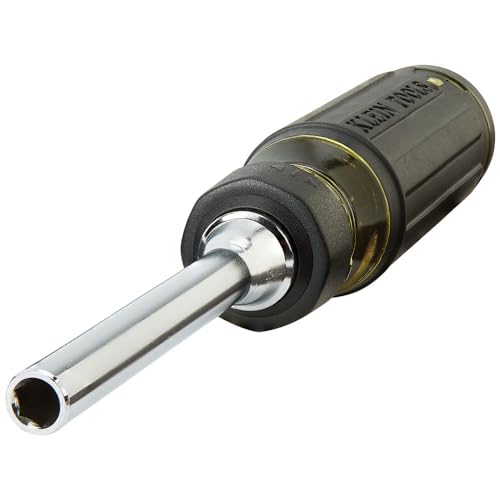 KLEIN TOOLS 32305 | Desarmador multipuntas| 15 en 1 con matraca | Destornillador ergonómico con puntas intercambiables y almacenamiento integrado | Ideal para todo tipo de tornillos