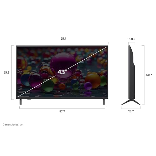 LG Pantalla 43 Pulgadas UHD AI UA75 4K Smart TV 2025