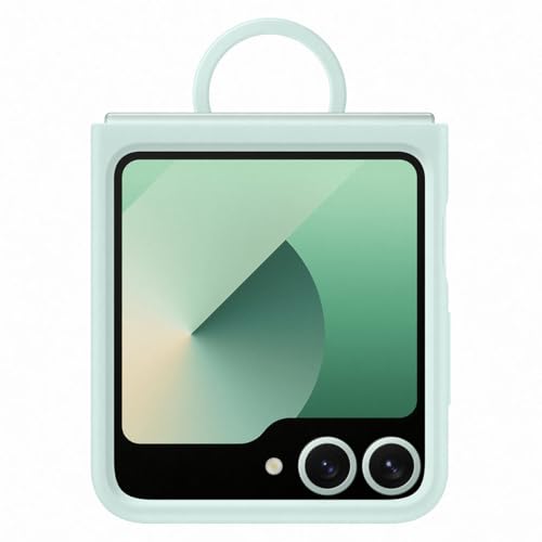 SAMSUNG Galaxy Flip6 Silicone Case with Ring Color: Menta