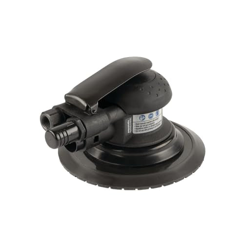 Ingersoll Rand 4151 Lijadora orbital aleatoria de 6", almohadilla de vinilo, 12000 RPM, 0.2 HP, extrae polvo y partículas a través y alrededor de la almohadilla.