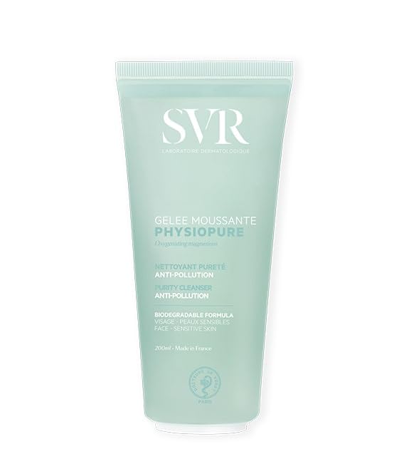 SVR Physiopure Gel Moussant Limpiador Desmaquillante, 200 ml