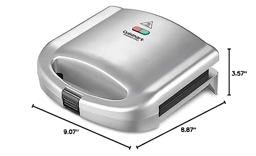 Parrilla para Sándwich Cuisinart Plateado Innovador Diseño