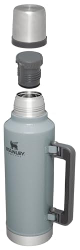 Botella Aislada Stanley Plateada Termo de Acero Inoxidable para Bebidas Frías y Calientes