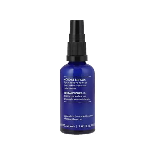 Crema facial nutritiva con 85% de Aloe vera orgánico, 50ml - Hidratación profunda para todo tipo de piel