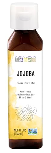 Aura Cacia Natural Skin Care Oil, Balancing Jojoba, 4 Fluid Ounce by Aura Cacia