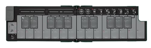 Korg NanoKEY Fold - Controlador plegable de teclado MIDI de 25 teclas con USB-C y TRS-MIDI, verde alpino