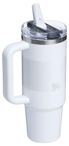 Vaso Stanley Quencher ProTour Negro Abatible con Popote Integrado para Viajes