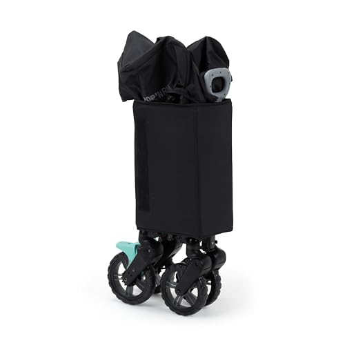 Cochecito Transportador Summer by Ingenuity Negro Verde Azulado con Techo para Bebés