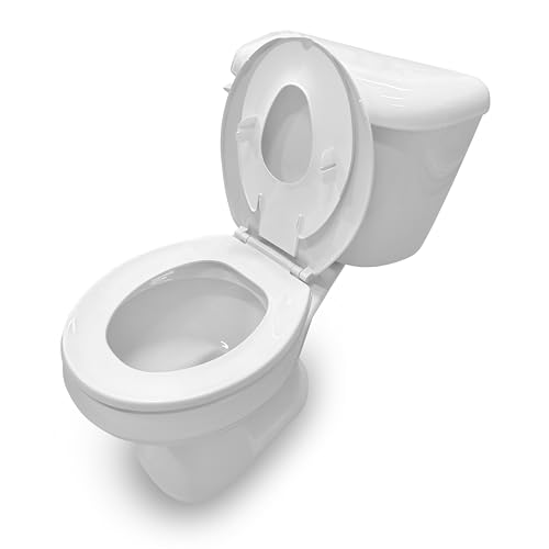 Ingenuity: ity by Ingenuity - Asiento para ir al baño, 2 unidades, color blanco, fácil de instalar y quitar, asiento de entrenamiento para ir al baño que se fija al asiento de inodoro de adultos