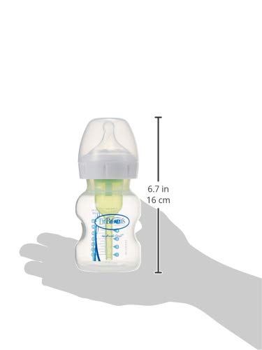 Biberón Dr. Brown's Cuello Ancho 5 oz Options+ Paquete Doble