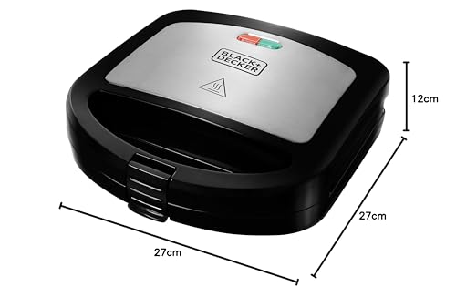 Sandwichera Black + Decker 2 Porciones Placas Profundas