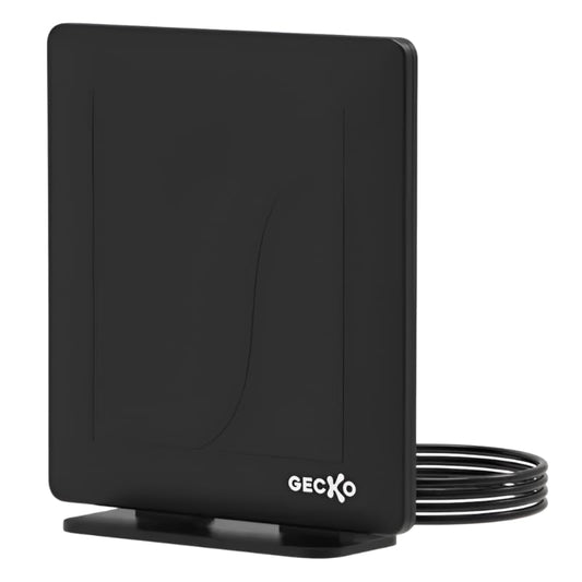 GECKO ELECTRONICS Antena Interior HDTV con Amplificador De Señal / 4k/ 1080p