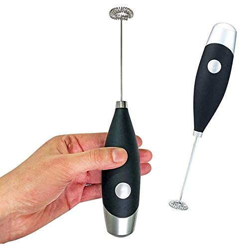 Batidor Eléctrico de Mano Espumador De Leche De Alta Calidad Mezclador Bebidas Fácil De Usar Batidor Portátil Para Café y Lattes Milk Frother