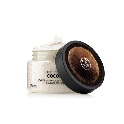 Crema exfoliante corporal de coco The Body Shop, 8.5 onzas