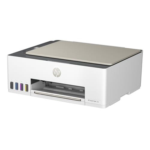 HP Impresora Multifuncional Smart Tank 583, Todo-en-Uno, Tanque de Tinta, WiFi, USB, Bluetooth, Smart, AirPrint, Impresión, Copiado, Escaneo (4A8D7A#AKY)