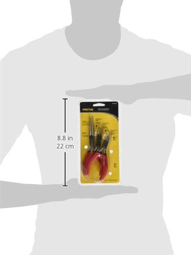 Juego de Mini Pinzas Pretul Plata 3 Piezas